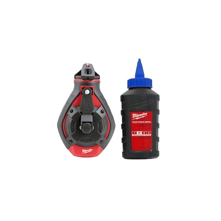 Milwaukee Tool 100 Ft. Bold Line Chalk Reel - Blue Chalk 48-22-3982